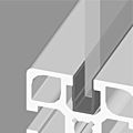aluminum profile - 90 x 180 S