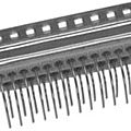 D-Sub connector / dip solder - 90°, 8.08 mm