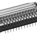 D-Sub connector / with machined contacts - 90°, UNC 4-40 / M3