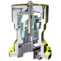 double-acting actuator / hydraulic - max. 8 000 Nm | RD8