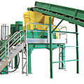 double-shaft shredder / tire - 20 t/h