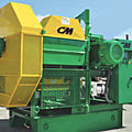 double-shaft shredder / tire - max. 24 t/h