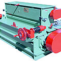 double-shaft shredder / for wood / glass / paper - YMS-PK series
