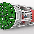 double shield TBM tunnel boring machine - ø 2.8 - 12.5 m