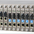 Ethernet converter / fiber optic - 18 slots | RMC-1000