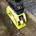 excavator vibratory plate - max. 5 t | ACA 250