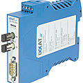 fiber optic converter / serial - 1 x CAN, 1 x DIN rail | CAN-CR210/FO