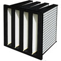 fiberglass filter / activated / V type - 440 mm, F9/E10 | MVX series