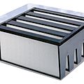 fiberglass filter / activated / V type - F5 - F9