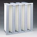 fiberglass filter / activated / V type / mini - HEK series