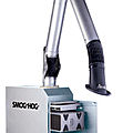 filter fume extractor / with extraction arm / mobile - Model PCN