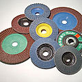 flap disc - max. ø 180 x 22 mm
