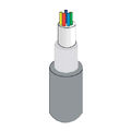 flexible fiber optic cable - ø 8.5 - 10.5 mm, LSZH | BC500