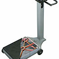 floor standing scale / portable - 17.75 - 23.5