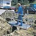footbridge aluminum - max. 900 kg