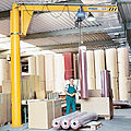 full rotation jib crane / pillar / inverted - 80 - 5 000 kg, 2 - 7 m | D-TS series