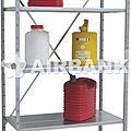 galvanized shelving - SCAFFALATURA ZINCATA