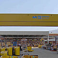 gantry crane / mobile / workshop / Aluminium - max. 1 500 kg