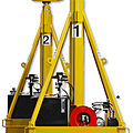 gantry crane / hydraulic - 20 - 240 t | SC series