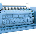 generator set for marine applications / diesel - 1 440 - 3 000 kW | C25:33L