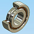 glass bead bearing / angular-contact - ID: 10 - 280 mm, OD : 19 - 400 mm, 1.7 - 730.5 kN