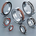 glass bead bearing / angular-contact / high-accuracy / heavy-duty - ID : 7 - 140 mm | 72 D design