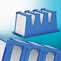 HEPA filter / V type / activated - 800 Pa, F6 - F9 | Multifil