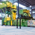 horizontal baling press / channel / automatic - 25 - 180 t | HBC