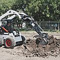 hydraulic backhoe for skid steer loader - Bob-Tach™