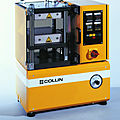 hydraulic press / forming / for plastic parts / laboratory - P x00 E series