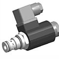 hydraulic solenoid valve / cartridge - max. 40 dm³/min, max. 21 MPa | 2URES 6