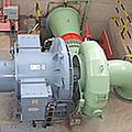 hydraulic turbine / Francis - max. 20 MW, max. 300 m