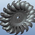 hydraulic turbine / Pelton - max. 10 MW, max. 350 m