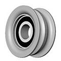 spool for conveyor line shaft pulley - max. ø 1.23
