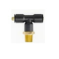 instant fitting / T / plastic - ø 1/8 - 3/8