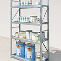light weight shelving - 1 055 x 645 x 2 000 mm | SCA 140/160