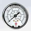 liquid filled Bourdon tube pressure gauge - 40 - 50 mm