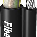 loose tube fiber optic cable / free-standing - GYFTC8Y