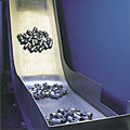 magnetic conveyor / chip - max. 4m/min, 200 - 800 mm