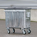 metallic container / waste / 4-wheel - max. 1 360 x 1 030 x 1 460 mm, max. 1 100 l | MGBS series