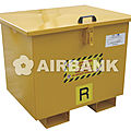 metallic container / waste - max. 850 l