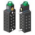 multi-port fitting / passenger fast / pneumatic - 10 ports, 3/8