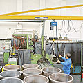 overbraced jib crane / pillar / rotating - 80 - 1 000 kg, 270° - 300°