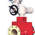 pinch valve / electrical - 4 - 20 mA, class 150 | 5200 E