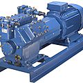 piston compressor / stationary / direct-drive - max. 281 m³/h | FDK, FDK NH3 series