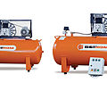 piston compressor / stationary / two-stage - max. 99.24 m³/h | SET series