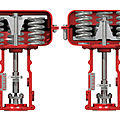 pneumatic actuator / linear / compact / valves - max. 64 mm, max. 60 psi | 87, 88