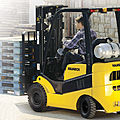 pneumatic tire forklift truck / engine powered - 3 000 - 4 000 lb | V34 series