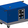 portable generator set / diesel - 6.25 kVA | MG 8000 BS/H