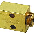 pressure-limiting valve / hydraulic / micro - max. 150 psi, 1/8